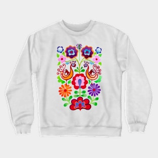 Ukrainian folk Flowers Crewneck Sweatshirt